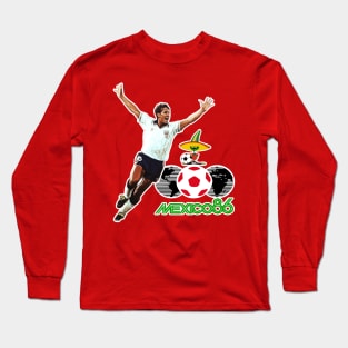 World Cup Heroes Mexico 86 - Gary Lineker Long Sleeve T-Shirt